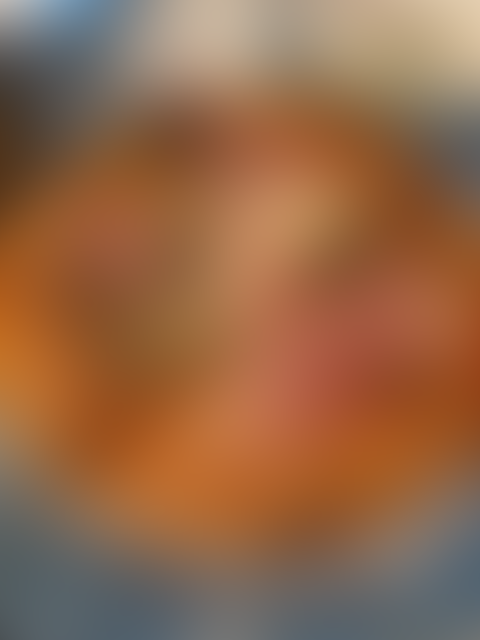 Blurry, out-of-focus photo of a pizza — rejected by Sentinel Cook